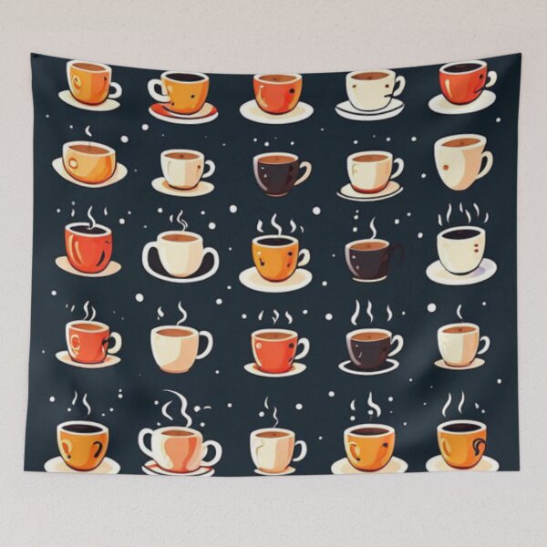 Item preview, Coffee Cup Pattern 2 designed and sold by Planetporridge.