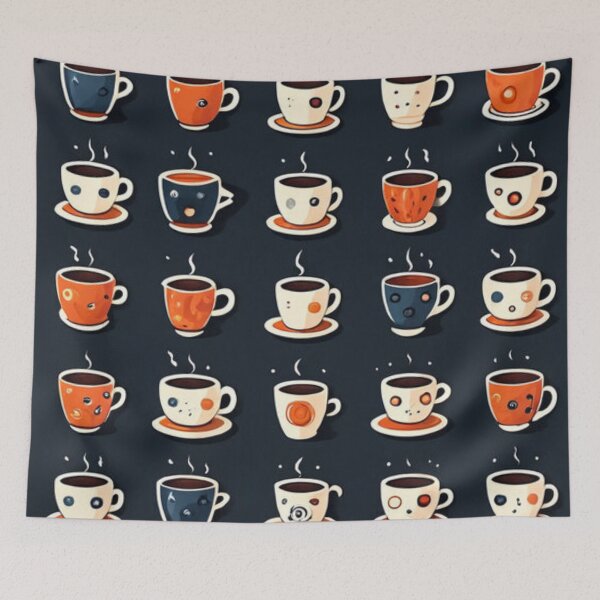 Item preview, Coffee Cup Pattern 4 designed and sold by Planetporridge.
