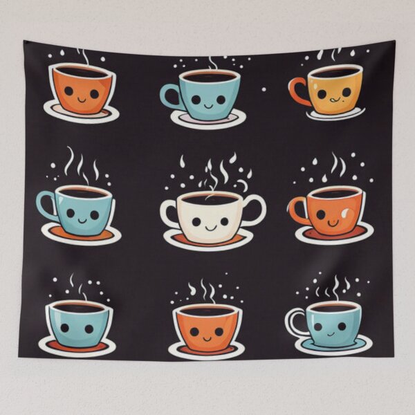 Item preview, Coffee Cup Pattern 5 designed and sold by Planetporridge.