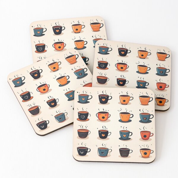 Item preview, Coffee Cup Pattern 6 designed and sold by Planetporridge.
