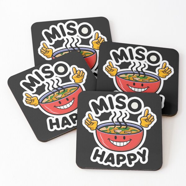 Item preview, ''Miso Happy'' Funny Miso Soup Lover T-Shirt  designed and sold by Witty Shirts.