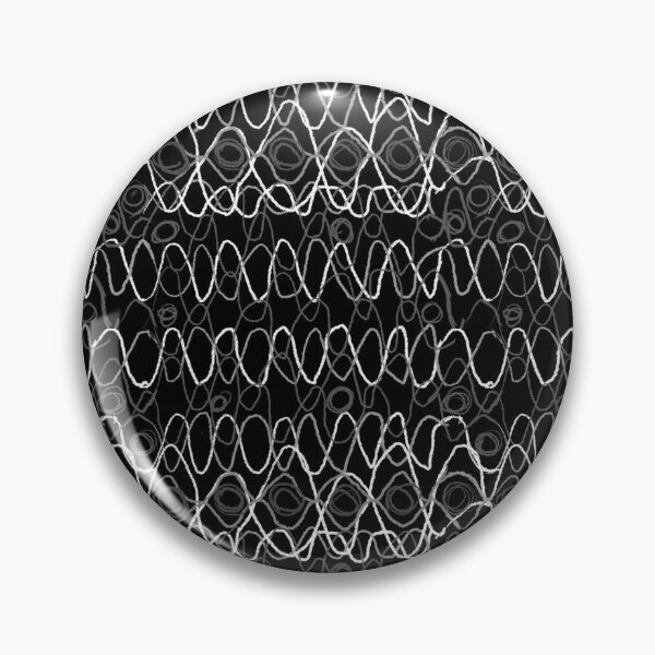 Item preview, Twombly-Inspired White and Grey Scribbles on Black designed and sold by Monochrome-Dog.