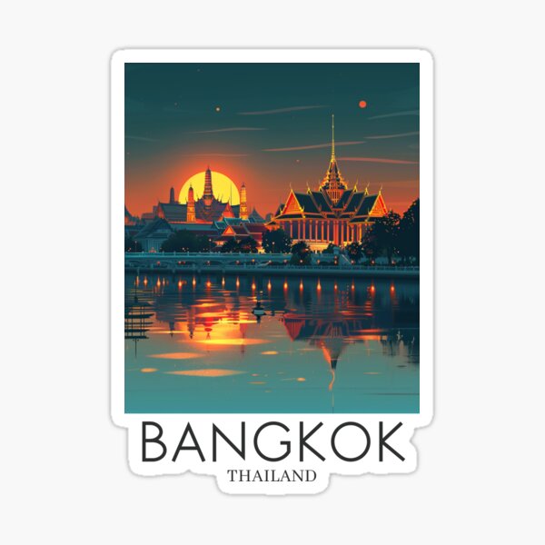 Item preview, Bangkok Thailand designed and sold by StudioRedKoala.