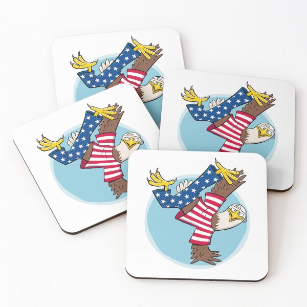 Item preview, Eagle dancing in patriotic clothes (version 2)  designed and sold by Janusz Tycner.