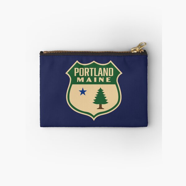 Item preview, Escudo vintage de pino de Portland Maine designed and sold by deadmansupplyco.