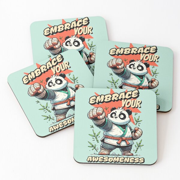 Item preview, Copy of Japanese Panda Samurai - Gift for Animal and Anime lovers, kids designed and sold by InkyGenies.
