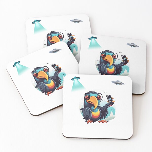 Item preview, Toucan selfie with UFO designed and sold by Yeyishop.