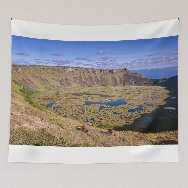 Item preview, Volcanic Crater Easter Island Chile designed and sold by PhotoArt by Joan Carroll.
