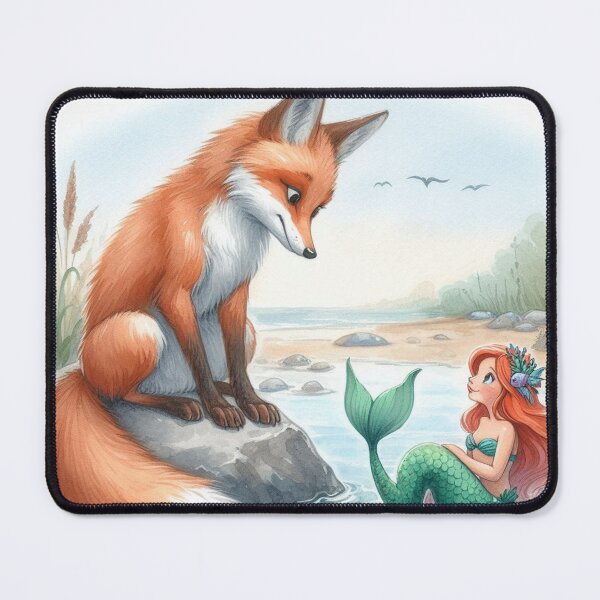 Item preview, Fox and Mermaid designed and sold by RaF71PrO.