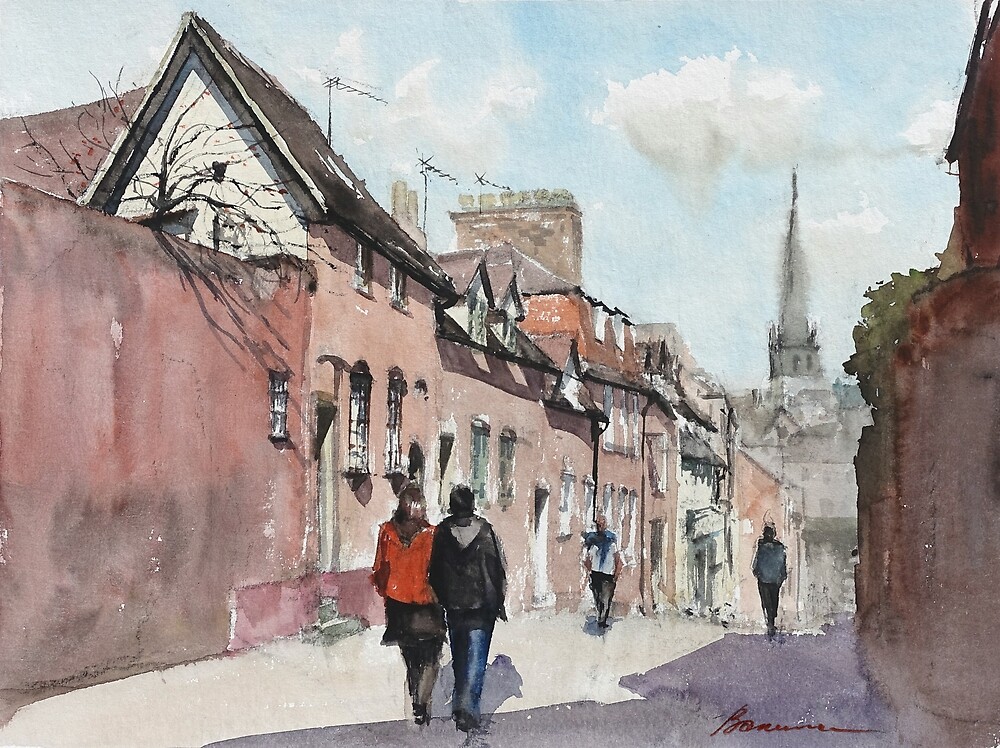 "Claremont Hill Shrewsbury" by bakuma Redbubble