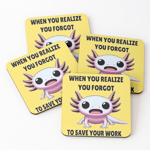 Item preview, When you realize you forgot to save your work designed and sold by RetroPop23.