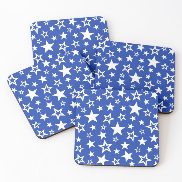 Item preview, Star Pattern Blue and White designed and sold by tonymagnerart.