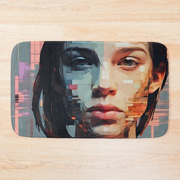 Item preview,  Glitch Girl, Digital Enigma, Coded Muse,Echoes in the Matrix designed and sold by Frame of Mind .