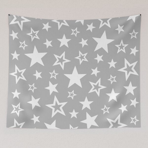 Item preview, Star Pattern Gray and White designed and sold by tonymagnerart.