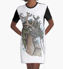 Kirin Artwork Graphic T-Shirt Dress