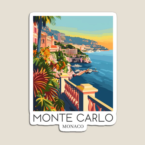 Item preview, Monte Carlo - Monaco designed and sold by StudioRedKoala.