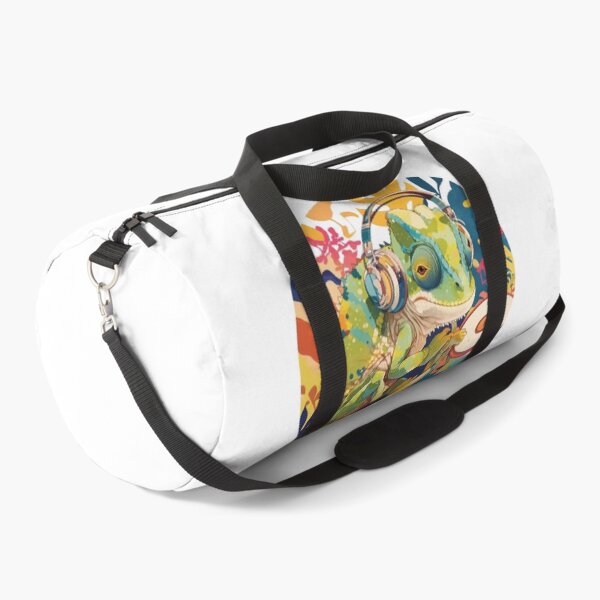 Artikelvorschau, Cyber-Chamäleon // Chamäleon // Musiksüchtiger // Cyber-Tier // Musik hören // Tierkrieger entworfen und verkauft von SMARTKIT  DESIGNAGENCY.