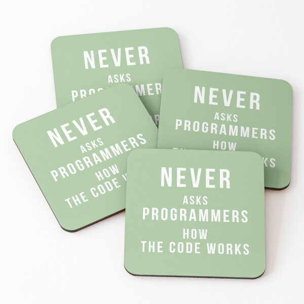 Item preview, IT Memes - Never asks programmer designed and sold by S9View.