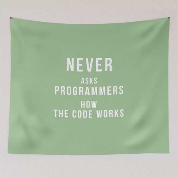 Item preview, IT Memes - Never asks programmer designed and sold by S9View.