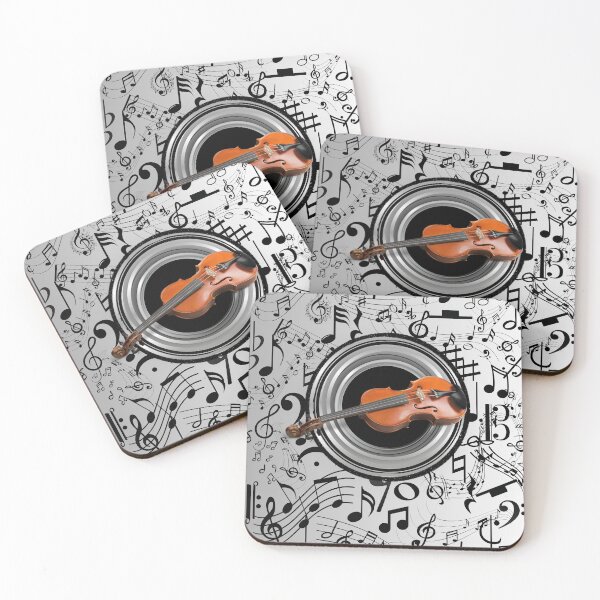 Item preview, Violin Music Everywhere Original Graphic Artwork designed and sold by BrightrDayMusicArt.