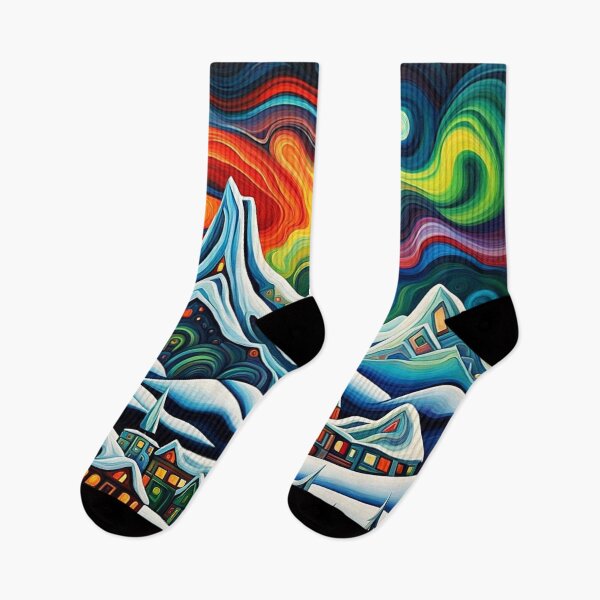 Item preview, Aurora in night sky 12 designed and sold by George Hutton Hunter.