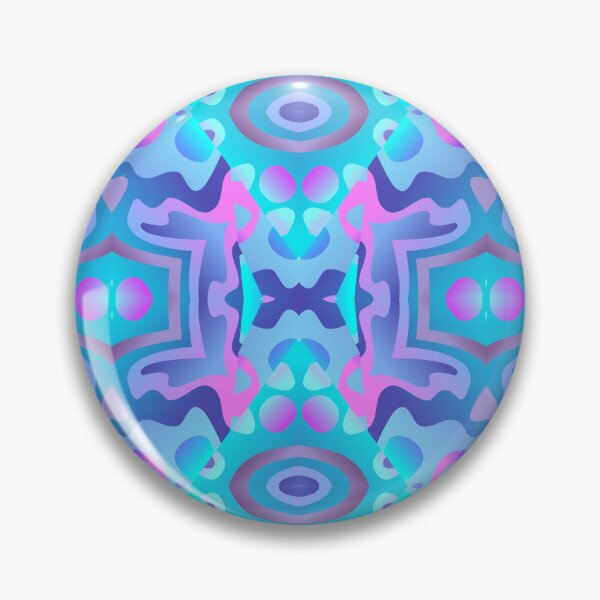 Item preview, Abstract Totem Allseeing Blues 5748 designed and sold by Art in My Loft.