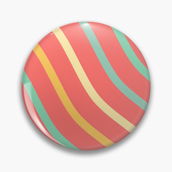 Item preview, Teal, Turquoise And Shades Of Yellow Waves On Pink Pattern designed and sold by PatternsPalette.