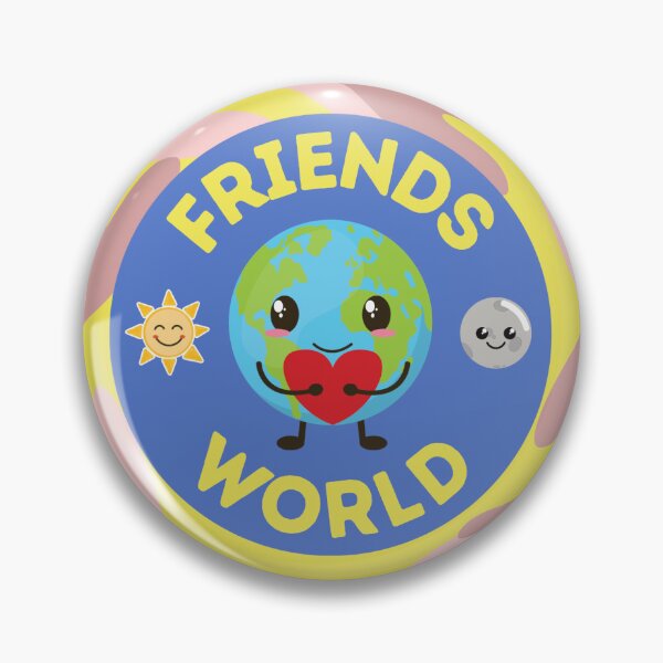 Item preview, Friends World Sweet Sticker Style designed and sold by SheGoingUP.