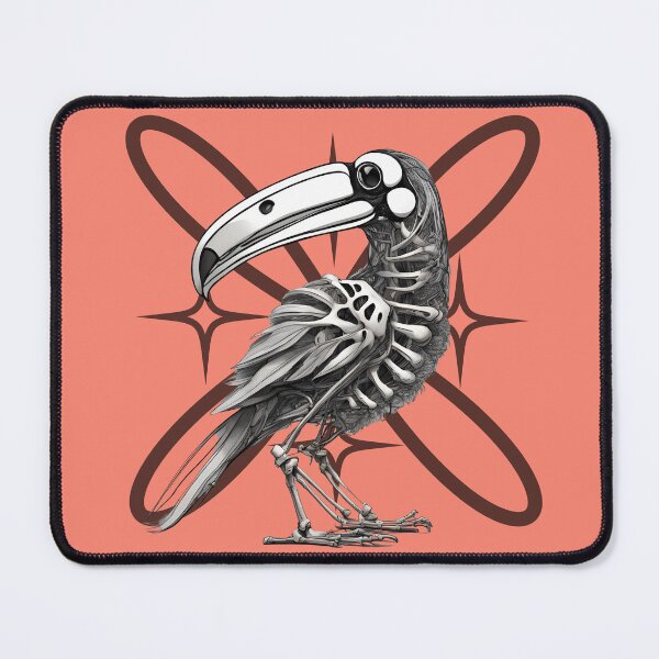 Item preview, skeleton toucan designed and sold by Yeyishop.