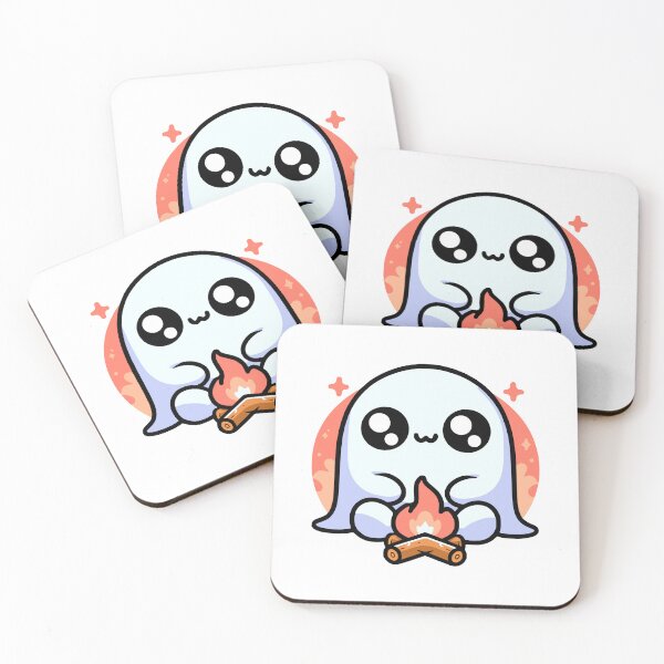 Item preview, Kawaii Ghost Campfire designed and sold by PMCreative.