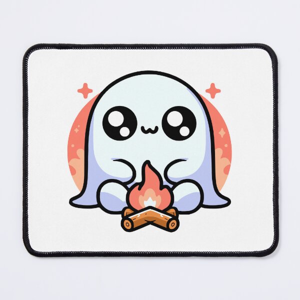 Item preview, Kawaii Ghost Campfire designed and sold by PMCreative.
