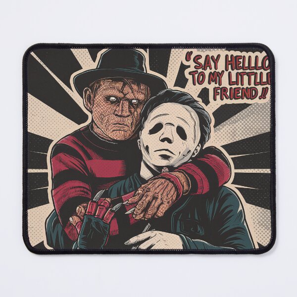 Item preview, ''Say Helllo to my Little Friend'' Funny Horror Movie Loving Friends T-Shirt designed and sold by Witty Shirts.