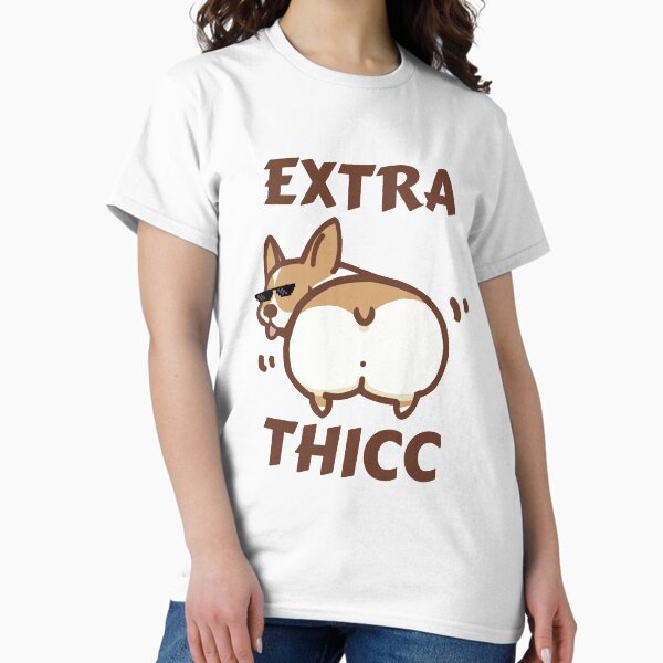 Artikel-Vorschau von Extra Thicc Corgi, designt und verkauft von Hustlercredo.
