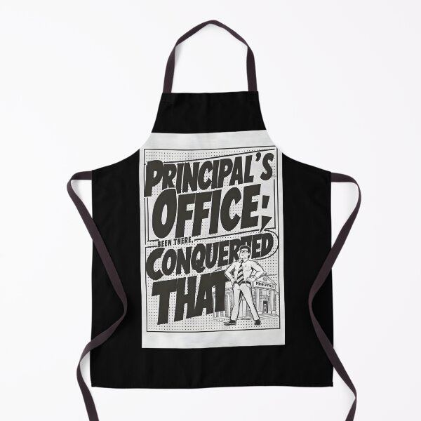 Item preview, Principal's Office - Been There Conquered That - Comic Poster Style Back to School designed and sold by TheInkyOwl-TIO.