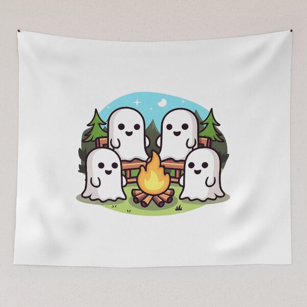 Item preview, Ghost Campfire Cute Ghosts designed and sold by PMCreative.
