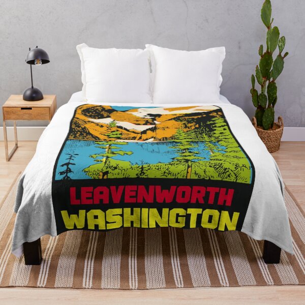 Item preview, Leavenworth Washington Vintage Style Decal designed and sold by Decal Mania.