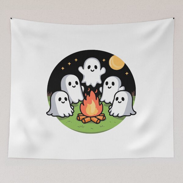 Item preview,  Cute Ghosts Ghost Campfire designed and sold by PMCreative.