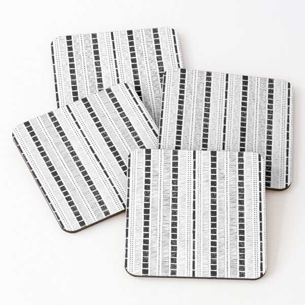 Item preview, Hand-drawn Boxes and Dots designed and sold by Monochrome-Dog.