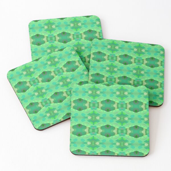 Item preview, Abstract Totem Horizontal Beads Greens 5748 designed and sold by Art in My Loft.
