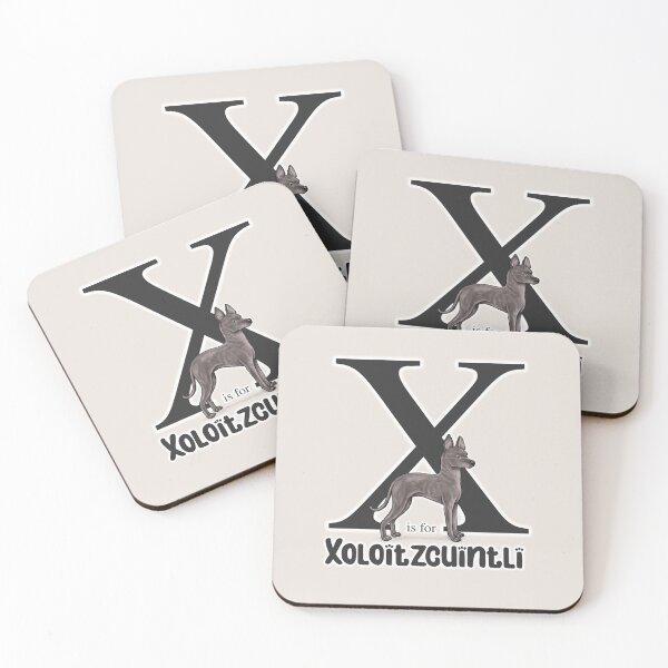 Item preview, X is for Xoloitzcuintli  designed and sold by Elspeth Rose Design.