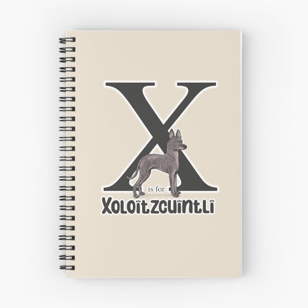 Item preview, X is for Xoloitzcuintli  designed and sold by Elspeth Rose Design.