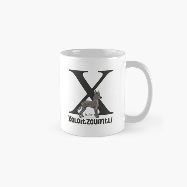 Item preview, X es para Xoloitzcuintli  designed and sold by Elspeth Rose Design.