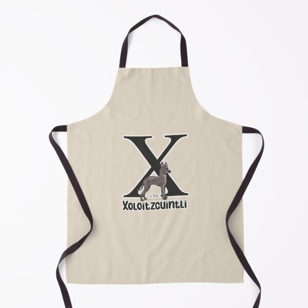 Item preview, X is for Xoloitzcuintli designed and sold by Elspeth Rose Design.