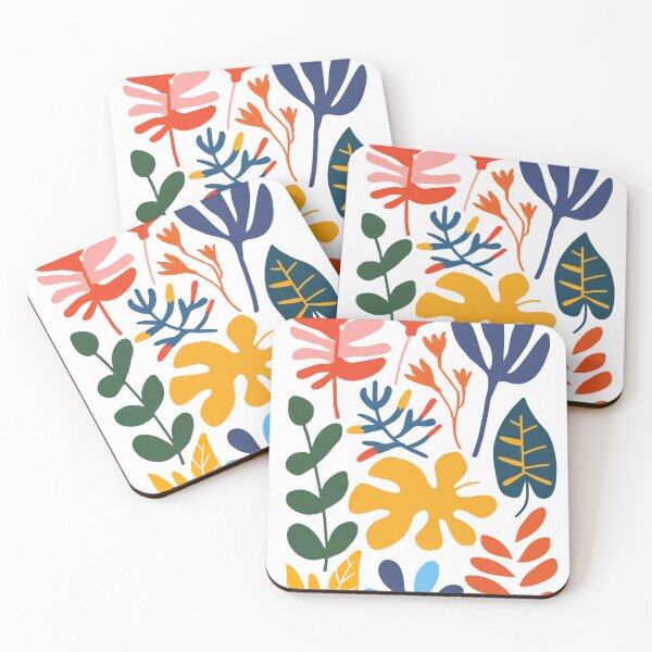 Item preview, Colorful Abstract Whimsical Botanical Bliss Matisse Inspired Art designed and sold by Hlvargo.