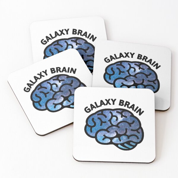 Item preview, Galaxy Brain! Funny Cartoon Space Brain designed and sold by PMCreative.