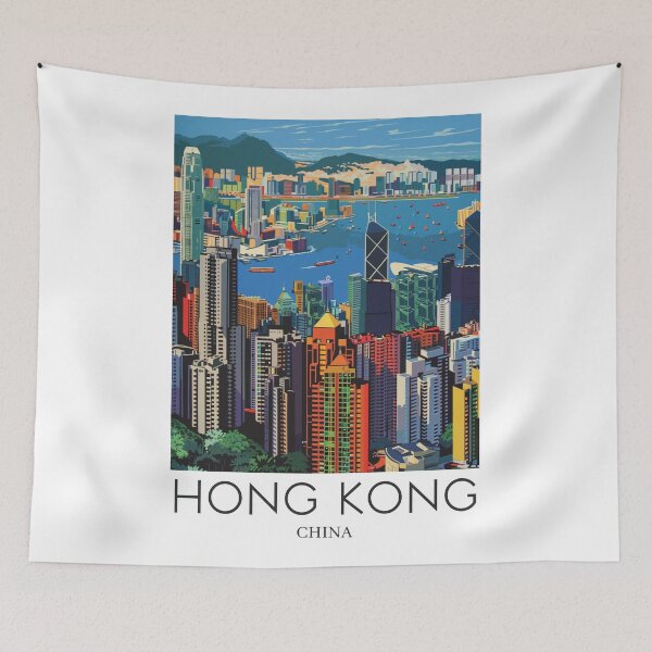 Item preview, Hong Kong China designed and sold by StudioRedKoala.