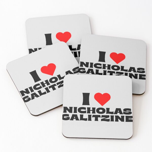 Item preview, I Love Nicholas Galitzine - Black Fonts designed and sold by Itsheartshop.