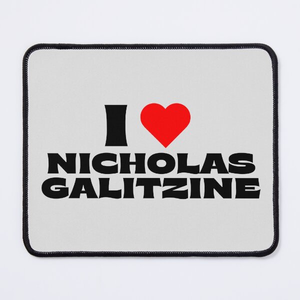 Item preview, I Love Nicholas Galitzine - Black Fonts designed and sold by Itsheartshop.
