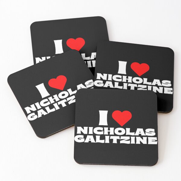 Item preview, I Love Nicholas Galitzine - White Fonts designed and sold by Itsheartshop.