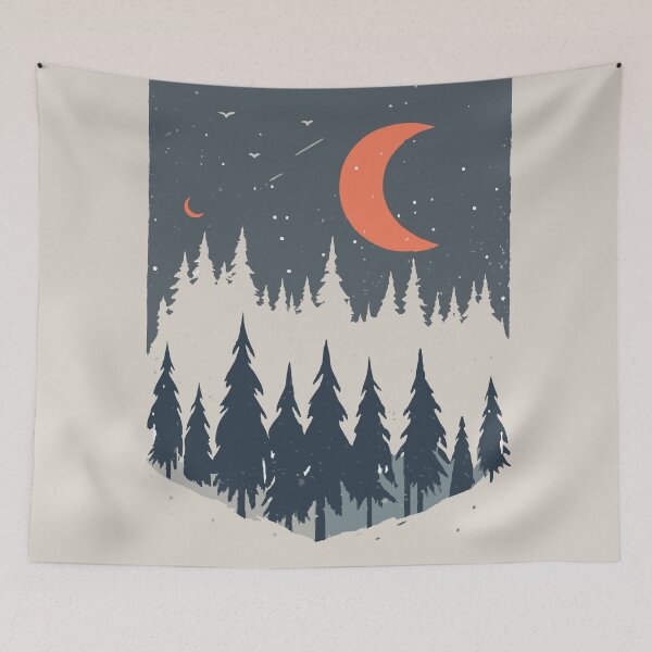 Item preview, Moon Forest Night Vintage designed and sold by STYLO FASHION.